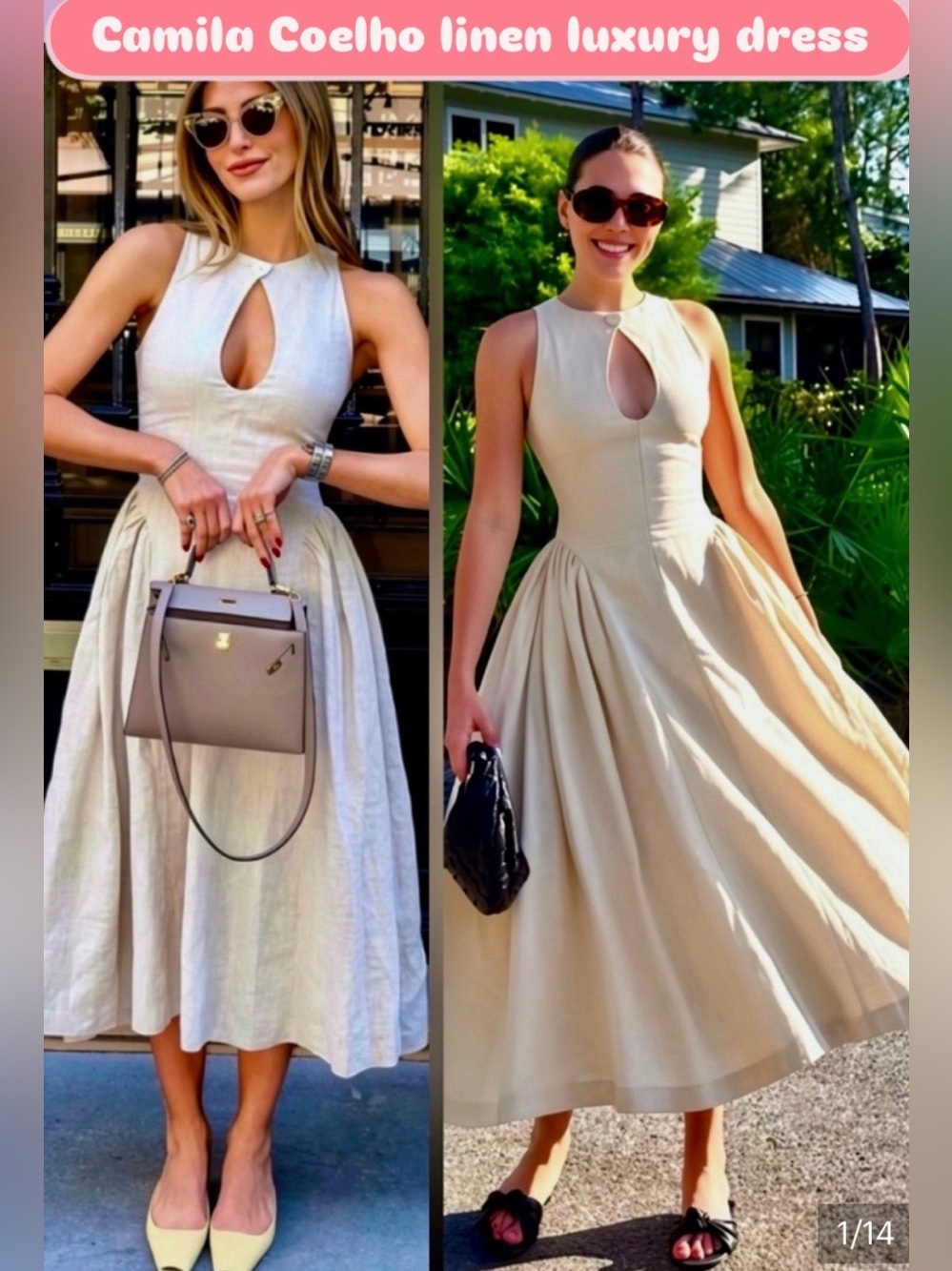 TREND NEW CAMILA COELHO LINEN MIDI DRESS
🚨FIRM PRICE NO DISCOUNT ON THIS DRESS
